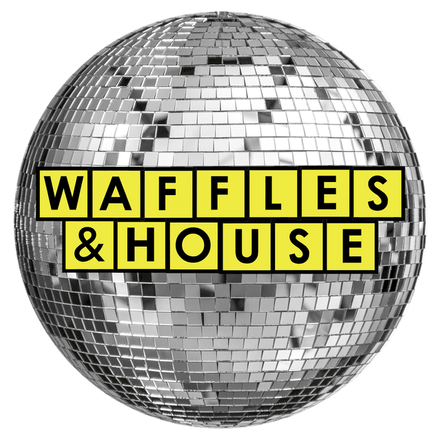 Waffles & House disco ball logo