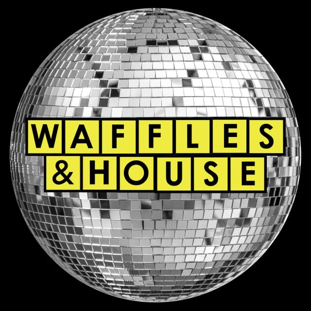 Waffles & House disco ball logo